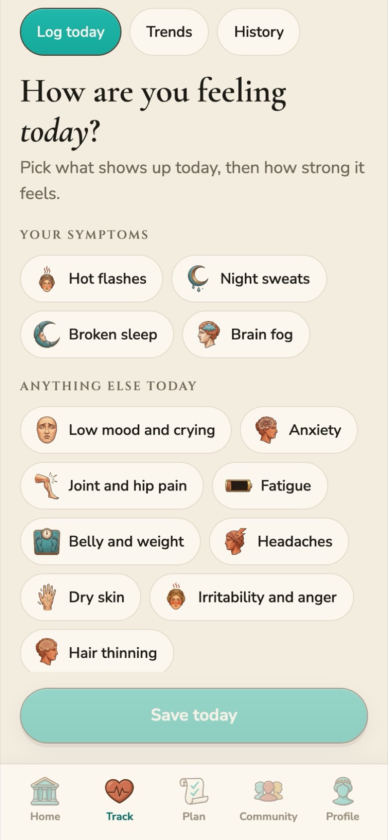 VITAL track: How are you feeling today?